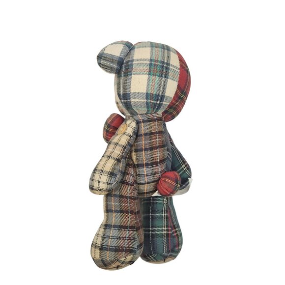1996 Precious Moments Parker Plaid Jointed Patchwork Teddy Bear 1760 NWT - Picture 4 of 6